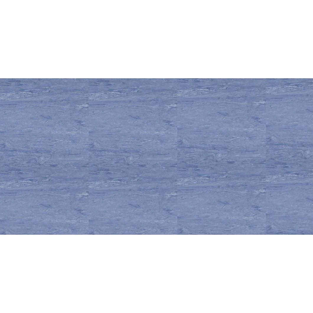 Covor PVC omogen Polyflor XLPU Azure, albastru, trafic intens, 2mm
