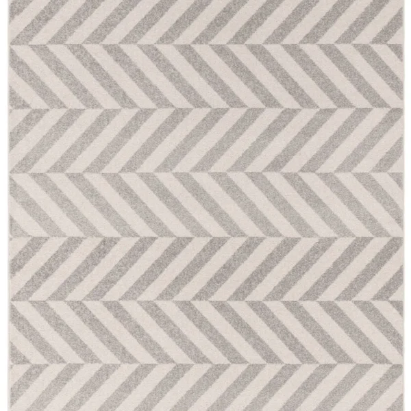 Covor gri modern, model geometric Muse Grey Chevron, 120x170 cm, Asiatic London