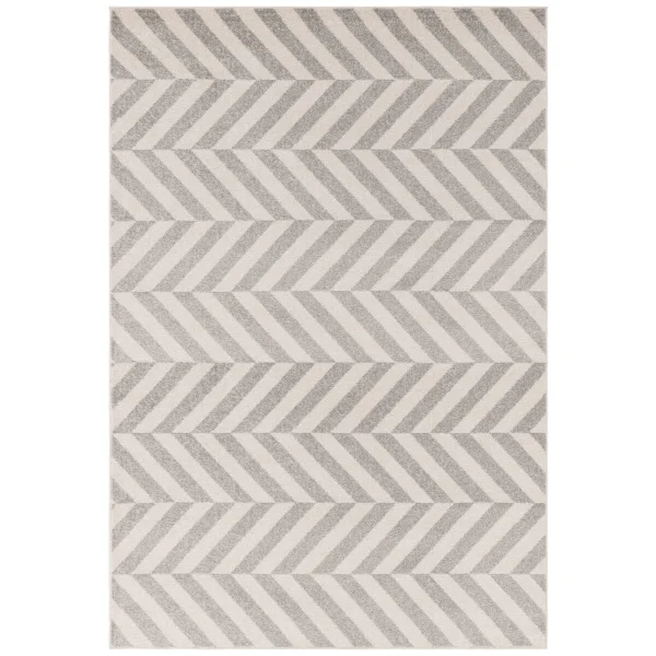 Covor gri modern model geometric Muse Grey Chevron 9 mm 160x230 cm MUSE1602300007
