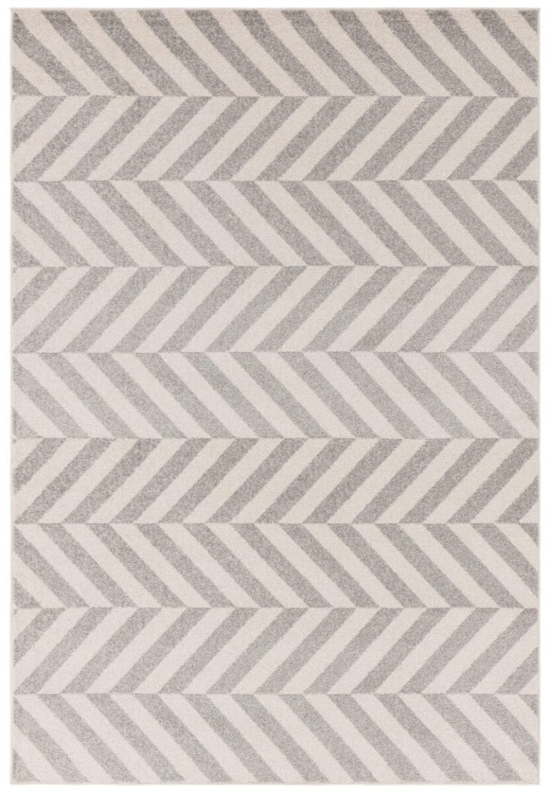 Covor gri modern model geometric Muse Grey Chevron 9 mm 160x230 cm MUSE1602300007 - imagine 2