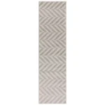 Covor gri modern, model geometric Muse Grey Chevron, 120x170 cm, Asiatic London