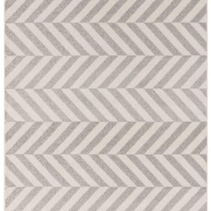 Covor gri modern, model geometric Muse Grey Chevron, 120x170 cm, Asiatic London