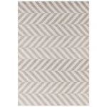 Covor gri modern, model geometric Chevron, Muse Grey, 200×290 cm
