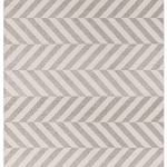 Covor gri modern model geometric Muse Grey Chevron 9 mm 200×290 cm MUSE2002900007