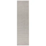 Covor gri, model geometric Muse Grey Linear, 200x290 cm, Asiatic London