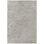 Covor pufos argintiu lucrat manual modern model uni Milo Silver 13 mm 160×230 cm MILO160230SILV