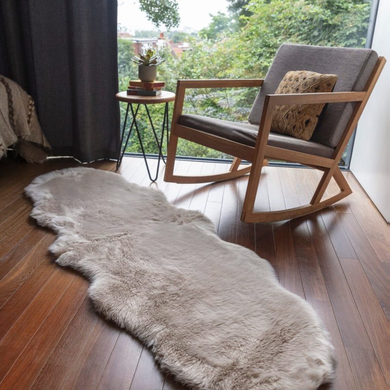 Covor pufos auriu luxury modern model uni Auckland Honey 50 mm 70x140 cm AUCK070140HONE - imagine 3