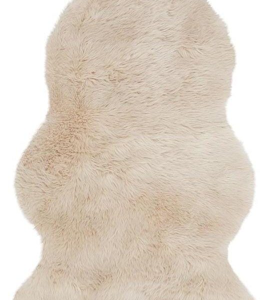 Covor pufos auriu luxury modern model uni Auckland Honey 50 mm 70x140 cm AUCK070140HONE