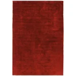Covor pufos rosu lucrat manual modern model uni Milo Red 13 mm 160x230 cm MILO160230REDD