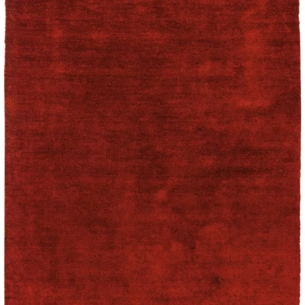 Covor pufos rosu lucrat manual modern model uni Milo Red 13 mm 200x290 cm MILO200290REDD