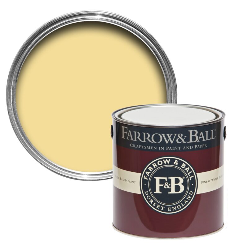 Vopsea galbena mata 7 la suta luciu pentru interior Farrow and Ball Modern Emulsion Dayroom Yellow No. 233 5 Litri - imagine 2