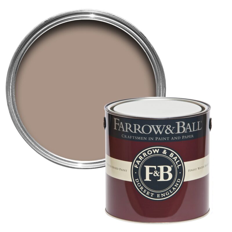 Vopsea roz lucioasa 95 la suta luciu pentru interior exterior Farrow and Ball Full Gloss Dead Salmon No. 28 2.5 Litri - imagine 2