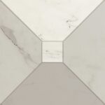 Decor Alb Lucios Marazzi Allmarble Altissimozzetto 3D Lux 15X15 cm MMR9