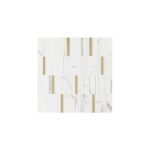 Decor Marazzi Allmarble Statuario Mosaico Barcode Lux 40X40 cm M8H9