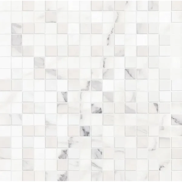 Decor Marazzi Allmarble Statuario Mosaico Lux 40X40 cm M8H3