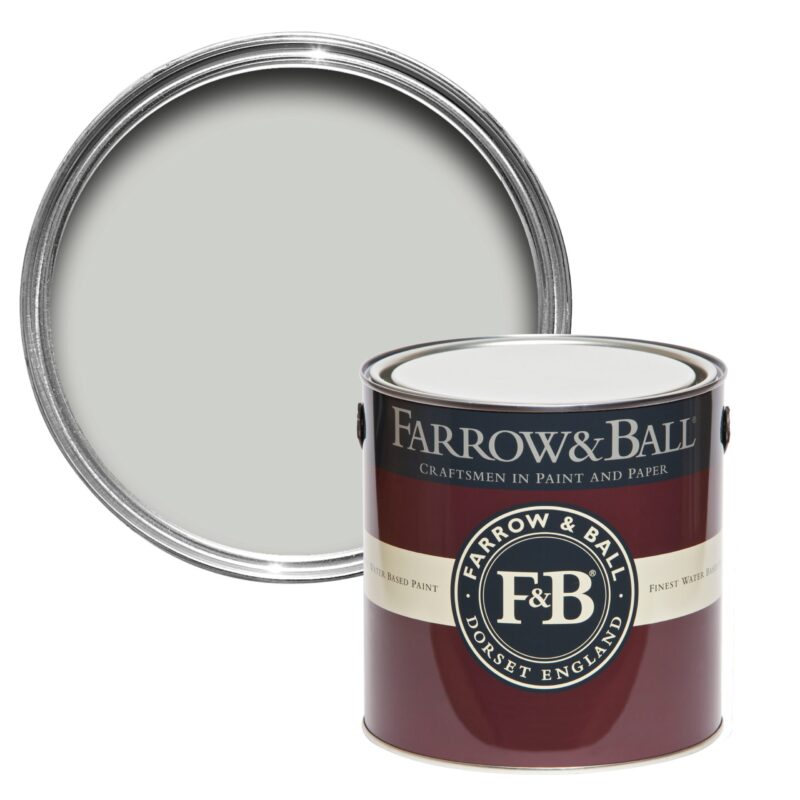 Vopsea gri satinata 20 la suta luciu pentru interior Farrow and Ball Estate Eggshell Dimpse No. 277 5 Litri - imagine 2