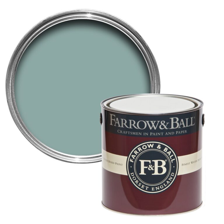 Vopsea albastra mata 7 la suta luciu pentru interior Farrow and Ball Mostra Dix Blue No. 82 100 ml