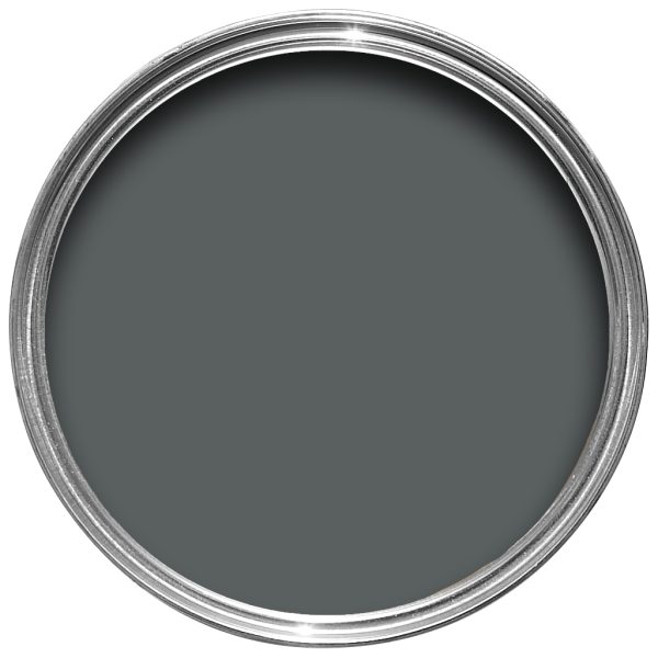 Vopsea gri mata 7 la suta luciu pentru interior Farrow and Ball Mostra Down Pipe No. 26 100 ml