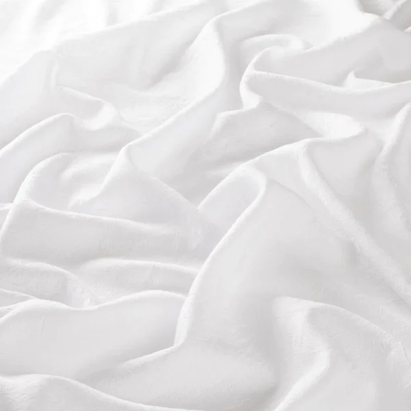 Draperii model uni alb din poliester Crash Gardisette latime material 270 cm