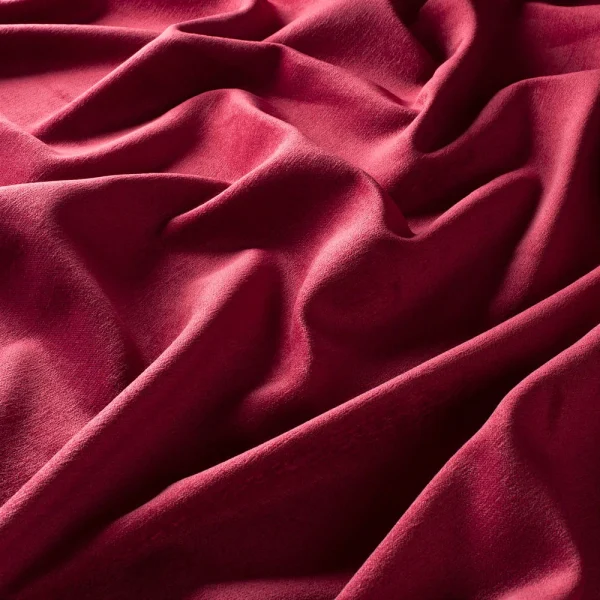 Draperii model uni bordo din poliester Chenille FR Gardisette latime material 142 cm