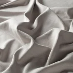 Draperii chenille gri, poliester, elegante, ignifuge, Gardisette, 156 cm