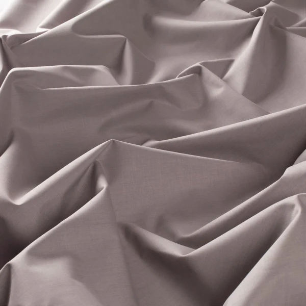 Draperii model uni maro bumbac si din poliester Blackout FR Gardisette latime material 275 cm