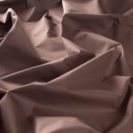 Draperii model uni maro bumbac si din poliester Blackout FR Gardisette latime material 275 cm