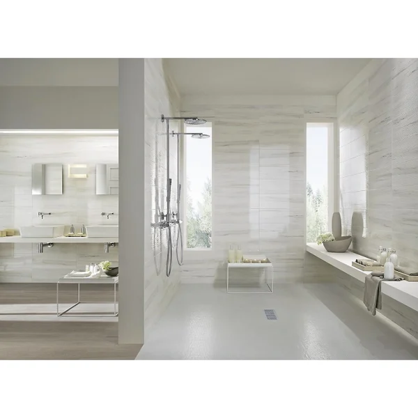 Faianta Alba Lucioasa Marazzi Bianco Lux 20x50 cm CI18