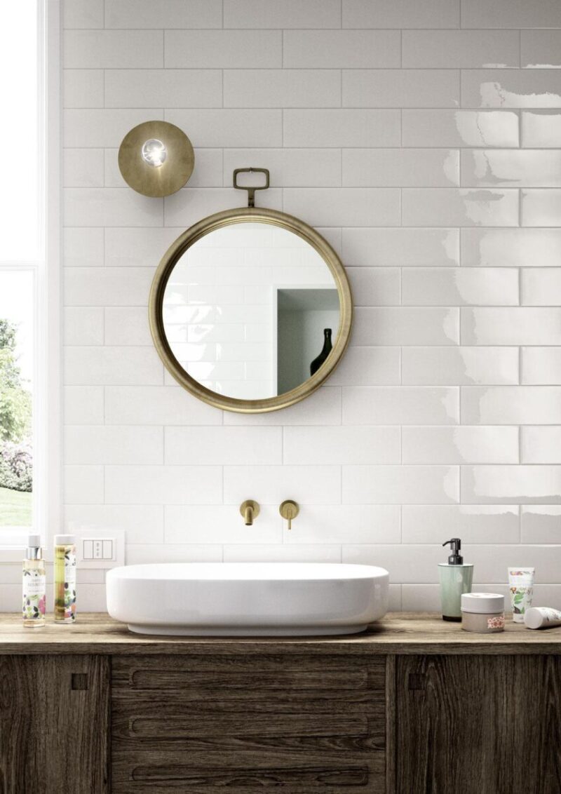 Faianta Alba Lucioasa Marazzi Mellow Sugar 10X30 cm MMMV - imagine 3