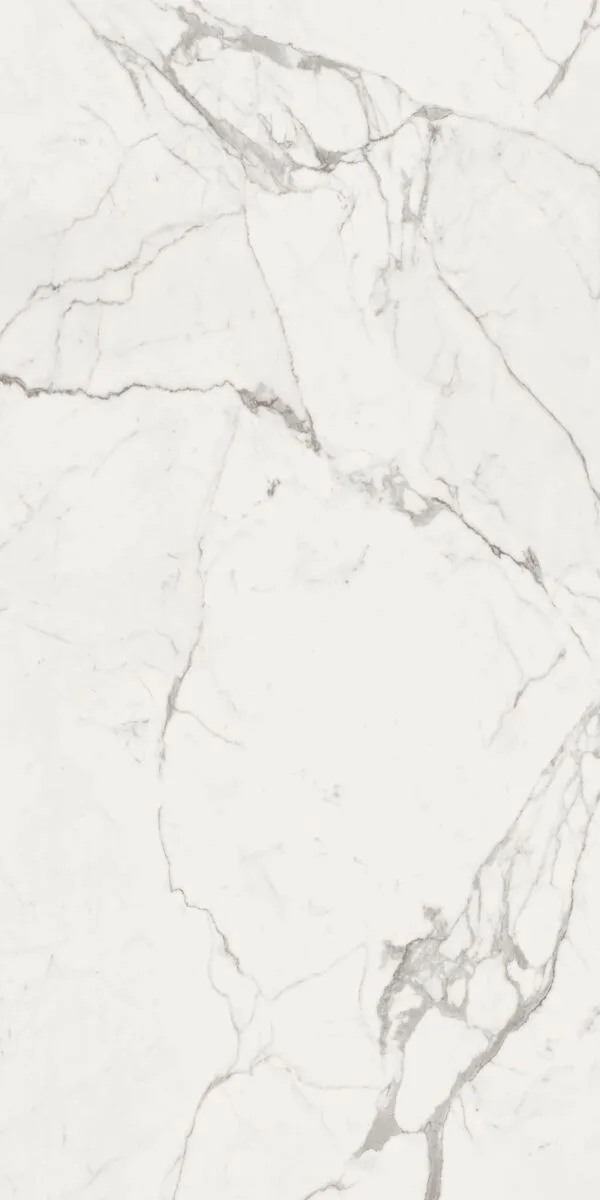 Faianta alba, rectificata lucioasa, Statuario Lux Faccia B, 120×240 cm, Marazzi, M0NW