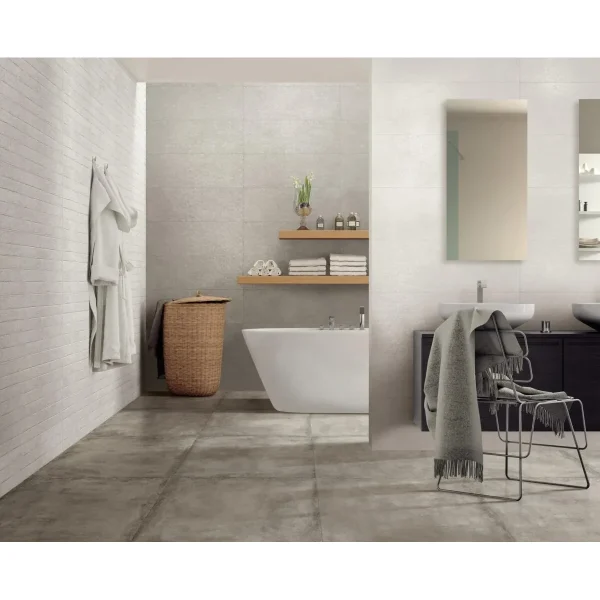 Faianta Alba Rectificata Mata Marazzi Work White 30x90 cm M132