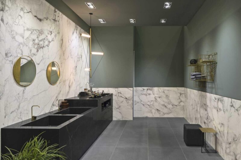 Faianta Alba Rectificata Satinata Marazzi Grande Marble Look Calacatta Extra 160X320X6 cm M0Z4 - imagine 3