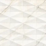 Faianta Alba Rectificata Structurata Lucioasa Marazzi Allmarble Golden White Lux Pavè 3D 40X120 cm M71S