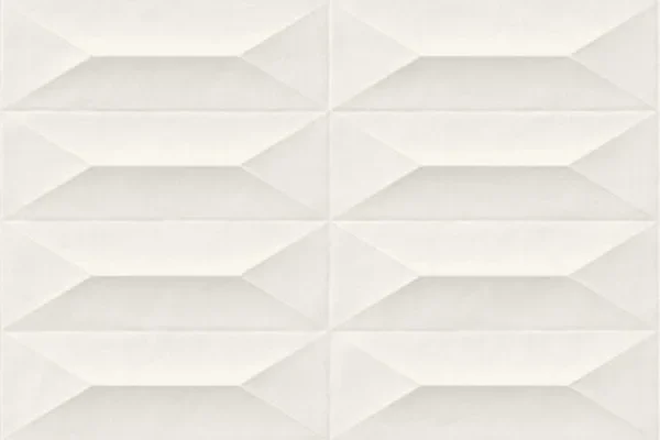 Faianta Alba Rectificata Structurata Mata Marazzi Colorplay White Cabochon 3D 30X90 cm M4KT