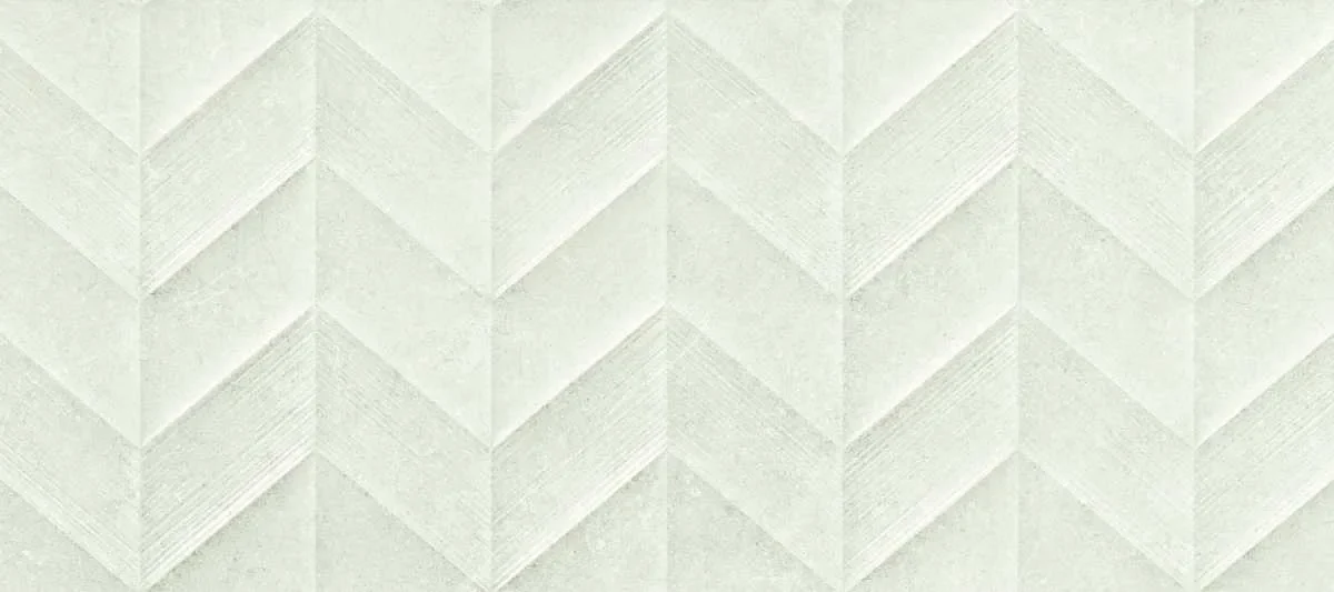 Faianta Alba Rectificata Structurata Mata Marazzi Dover White Spike 30X90 cm M13M