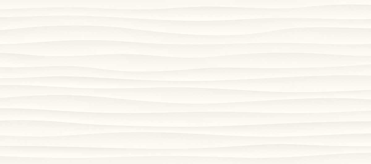 Faianta Alba Rectificata Structurata Mata Marazzi Eclettica White Wave 3D 40X120 cm M1J4