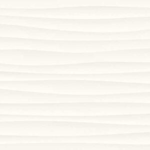 Faianta Alba Rectificata Structurata Mata Marazzi Eclettica White Wave 3D 40X120 cm M1J4