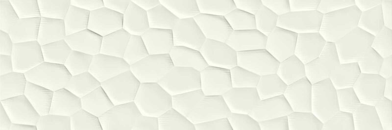 Faianta alba rectificata structurata satinata semi-mata Marazzi Essenziale Deco 3D 40X120 cm MNP3 - imagine 2