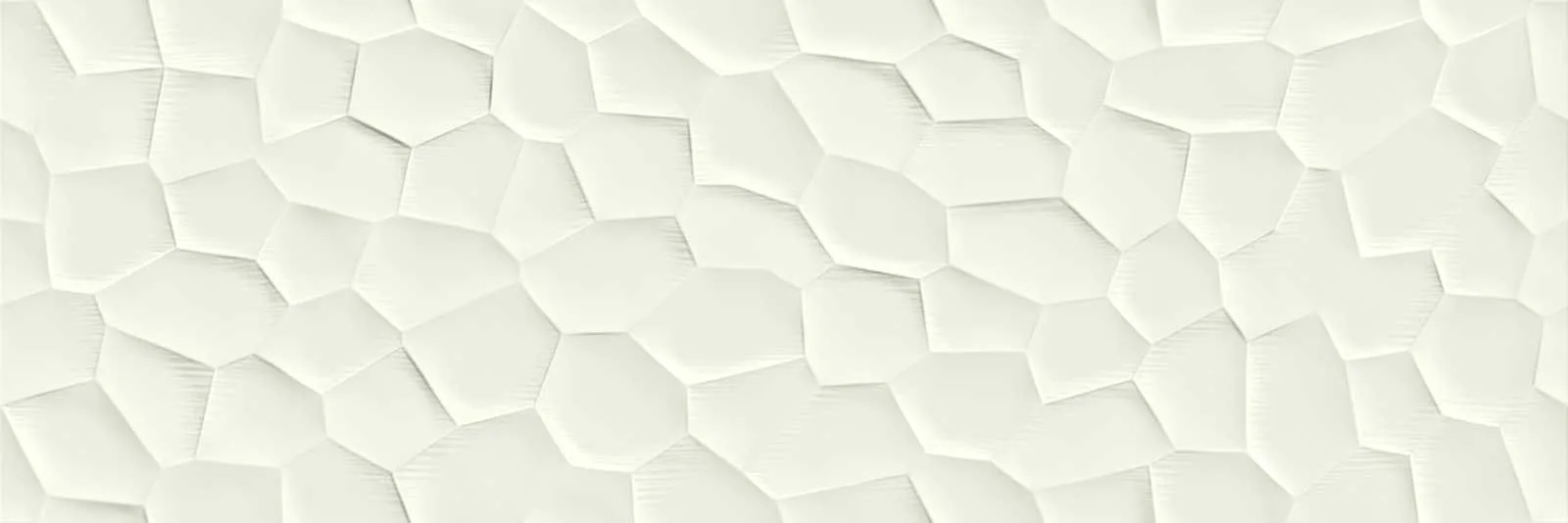 Faianta alba rectificata structurata satinata semi-mata Marazzi Essenziale Deco 3D 40X120 cm MNP3