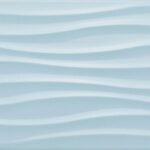 Faianta Albastra Structurata Lucioasa Marazzi Chroma Blue Tide Light 3D 25×38 cm M00T