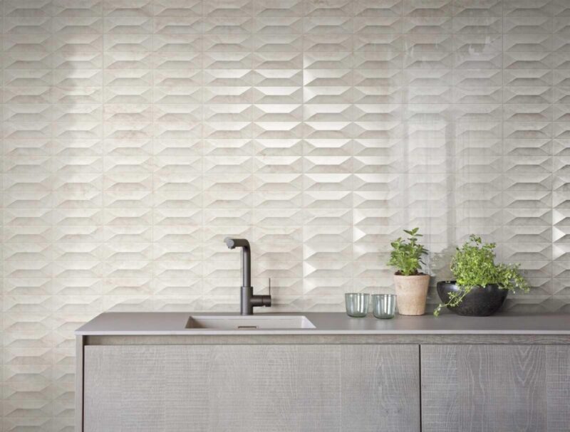 Faianta Bej Rectificata Structurata Marazzi Marbleplay Calacatta Gem 3D 30X90 cm M4PE - imagine 3