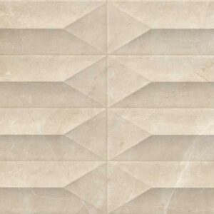 Faianta Bej Rectificata Structurata Marazzi Marbleplay Marfil Gem 3D 30X90 cm M4PH