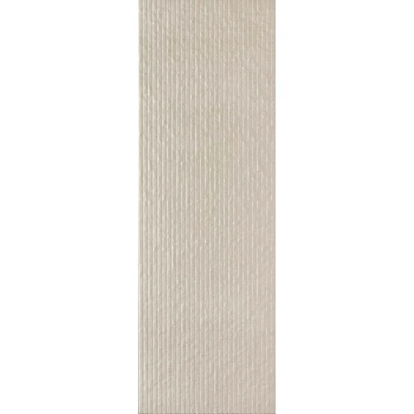 Faianta Bej Rectificata Structurata Marazzi Stone_Art Woodcut 3D Taupe 40x120 cm M01A