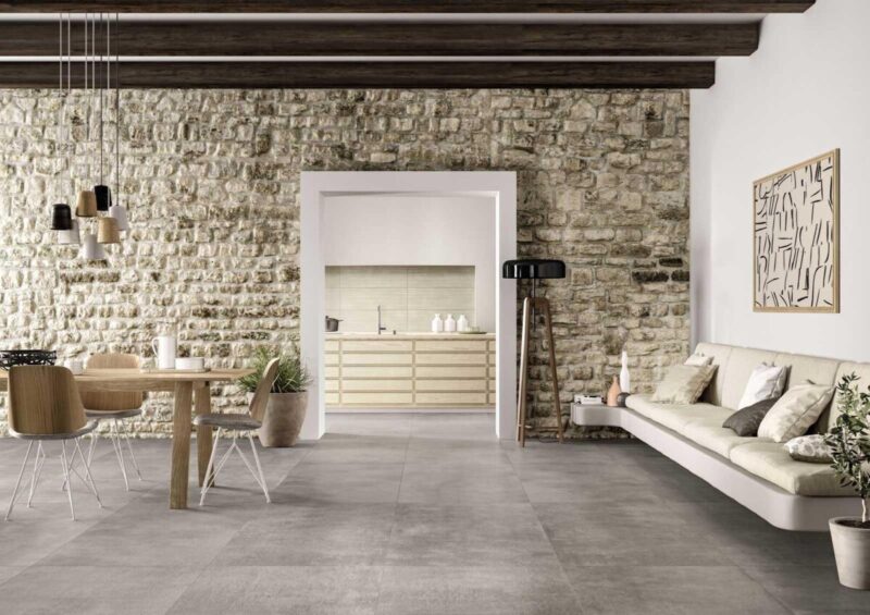 Faianta Bej Structurata Marazzi Chalk Sand Brick 3D 25X76 cm M02K