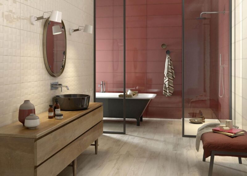 Faianta Crem Lucioasa Marazzi Pottery Champagne 25x76 cm MMUT - imagine 3