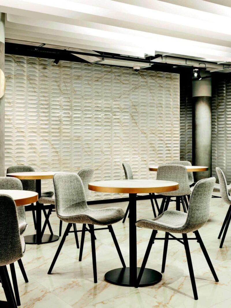 Faianta Crem Rectificata Lucioasa Marazzi Marbleplay Ivory Lux 58X116 cm M4LN - imagine 3
