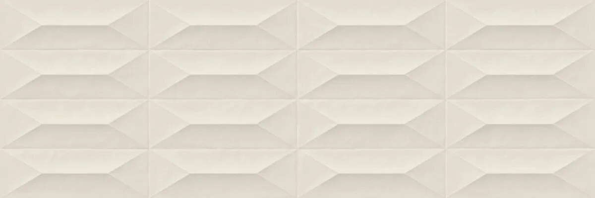 Faianta Crem Rectificata Structurata Marazzi Colorplay Cream Cabochon 3D 30X90 cm M4KR