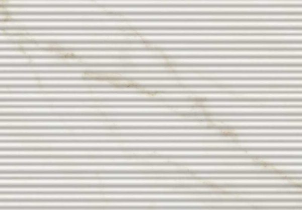 Faianta Marbleplay Ivory Mikado 3D, baie, crem, structurată, Marazzi, 30X90 cm