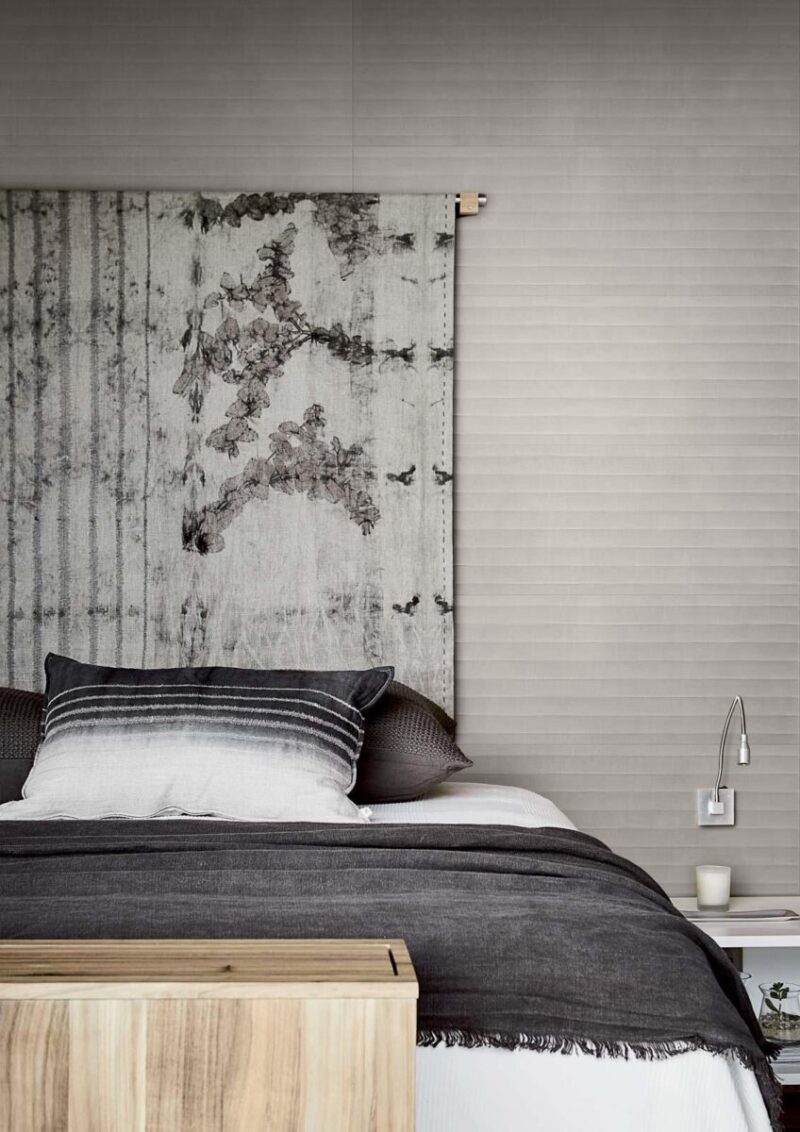 Faianta Gri Rectificata Structurata Marazzi Fabric Hemp Fold 3D 40X120 cm ME1D - imagine 3