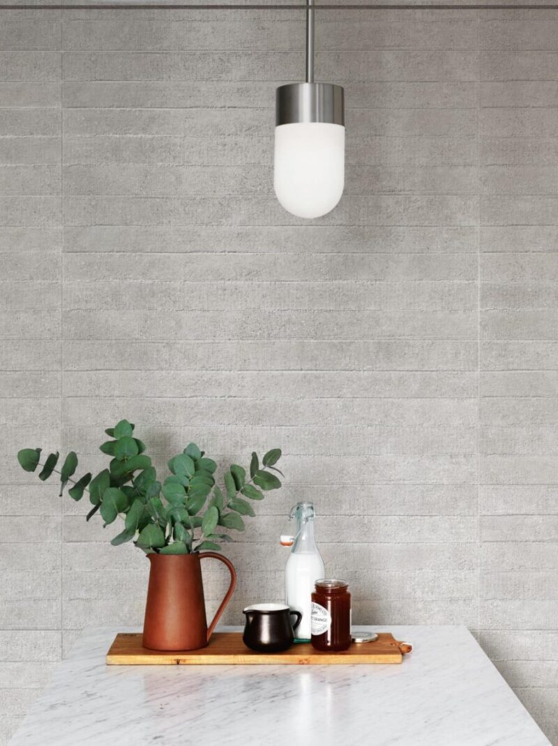 Faianta Gri Rectificata Structurata Marazzi Work Grey Mold 3D 30x90 cm M136